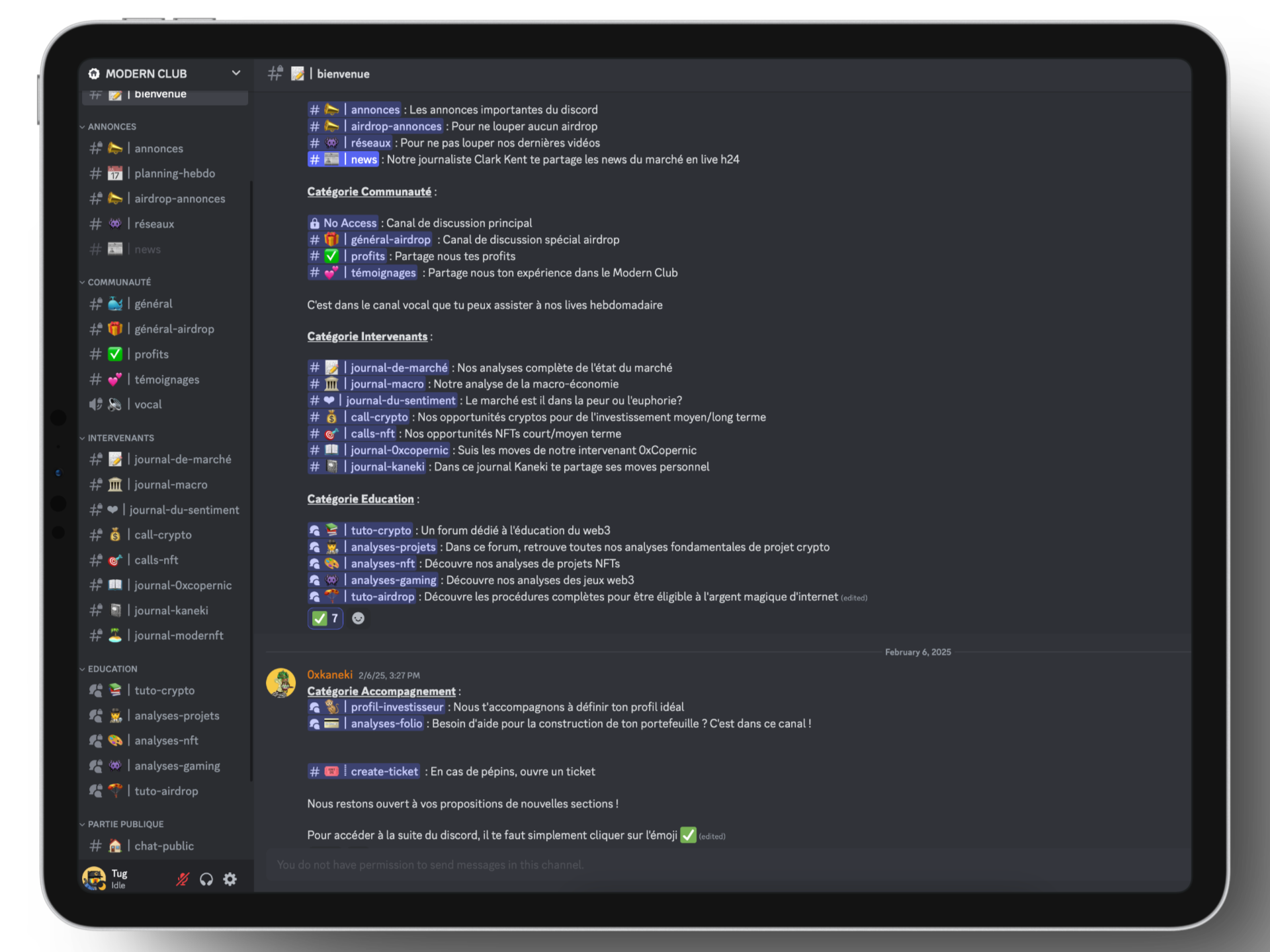 Discord server mockup picture